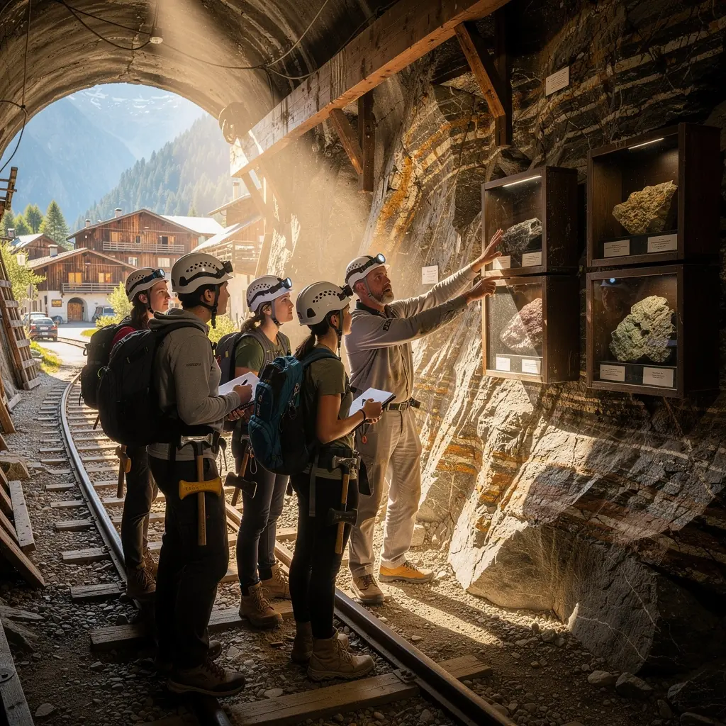 Ein Bild von Kristallen, die in verschiedenen Farben leuchten.