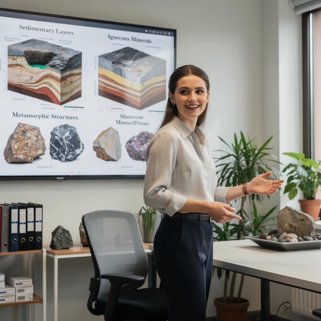 Nahaufnahme von verschiedenen Mineralien in einer Sammlung.